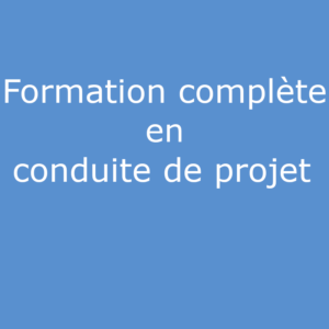 complete training in project management (in french)